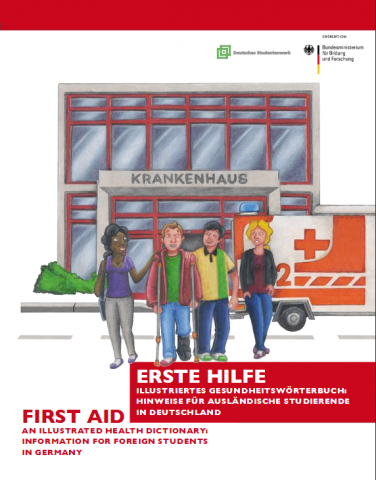 Illustriertes Wörterbuch "First Aid / Erste Hilfe" - Titelseite